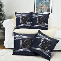 Ninja Raccoon Quasimodo Pizza Heist Pillow Cover Night Stealth Scene Detailed Pizza Slices