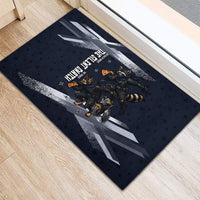 Ninja Raccoon Quasimodo Pizza Heist Rubber Doormat Night Stealth Scene Detailed Pizza Slices