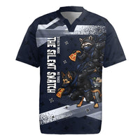 Ninja Raccoon Quasimodo Pizza Heist Rugby Jersey Night Stealth Scene Detailed Pizza Slices