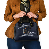 Ninja Raccoon Quasimodo Pizza Heist Shoulder Handbag Night Stealth Scene Detailed Pizza Slices