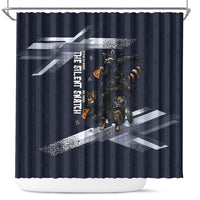 Ninja Raccoon Quasimodo Pizza Heist Shower Curtain Night Stealth Scene Detailed Pizza Slices
