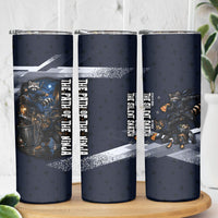 Ninja Raccoon Quasimodo Pizza Heist Skinny Tumbler Night Stealth Scene Detailed Pizza Slices