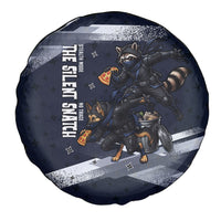 Ninja Raccoon Quasimodo Pizza Heist Spare Tire Cover Night Stealth Scene Detailed Pizza Slices