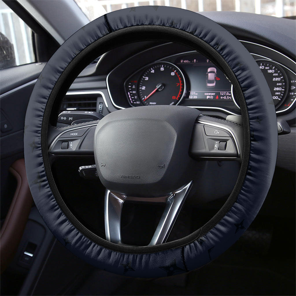 Ninja Raccoon Quasimodo Pizza Heist Steering Wheel Cover Night Stealth Scene Detailed Pizza Slices