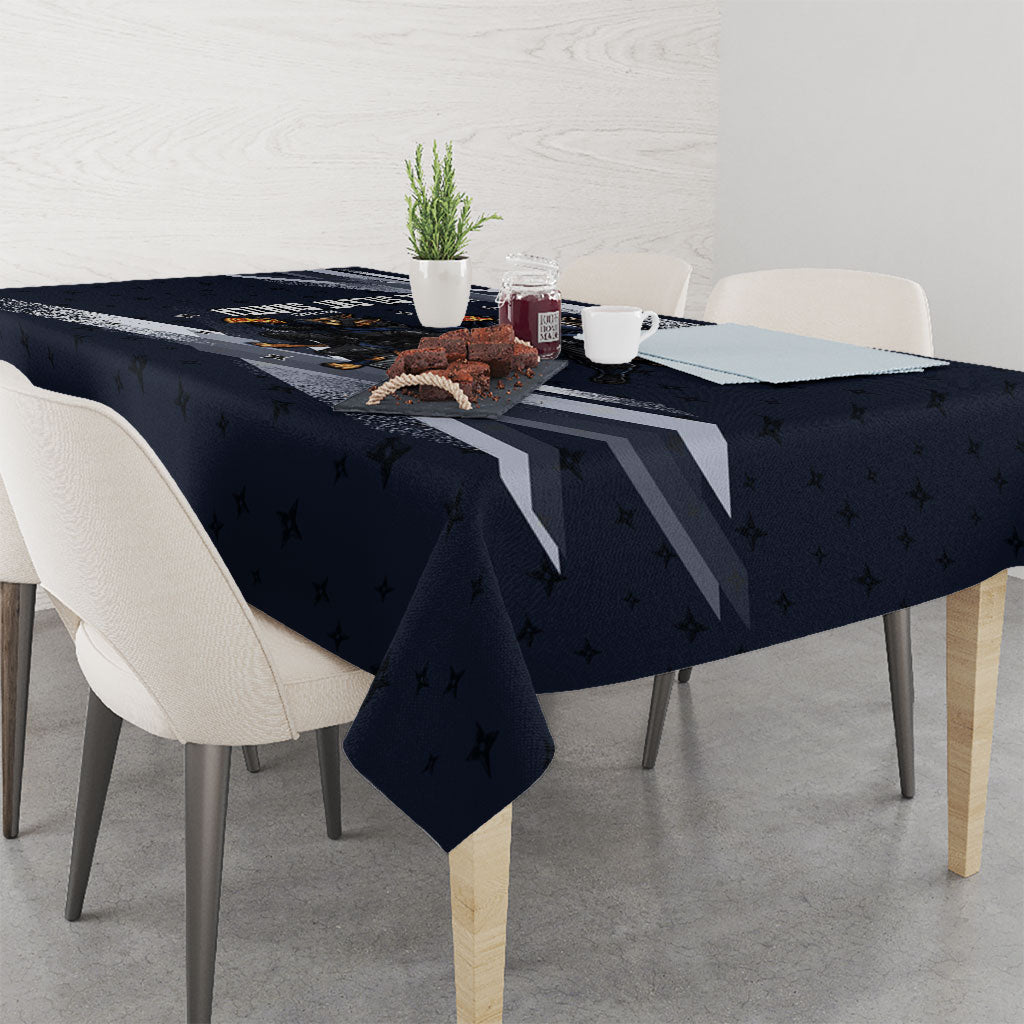 Ninja Raccoon Quasimodo Pizza Heist Tablecloth Night Stealth Scene Detailed Pizza Slices