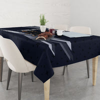 Ninja Raccoon Quasimodo Pizza Heist Tablecloth Night Stealth Scene Detailed Pizza Slices
