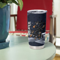 Ninja Raccoon Quasimodo Pizza Heist Tumbler Cup Night Stealth Scene Detailed Pizza Slices