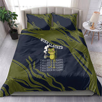 Wish I Lacked Critical Thinking Skills Y'all Seem So Happy Frog Bedding Set Funny Overthinking Meme
