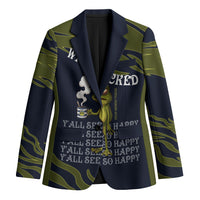 Wish I Lacked Critical Thinking Skills Y'all Seem So Happy Frog Blazer Funny Overthinking Meme