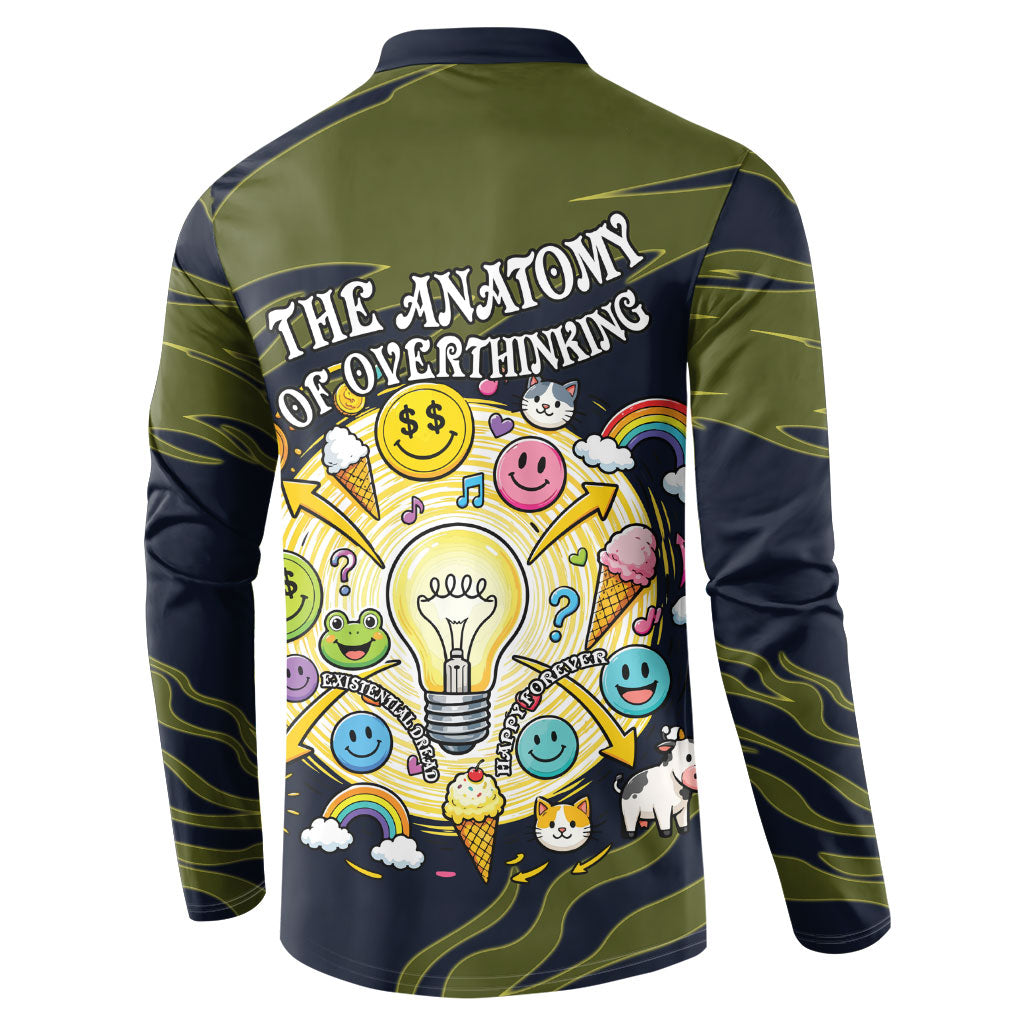 Wish I Lacked Critical Thinking Skills Y'all Seem So Happy Frog Button Sweatshirt Funny Overthinking Meme