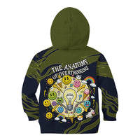Wish I Lacked Critical Thinking Skills Y'all Seem So Happy Frog Kid Hoodie Funny Overthinking Meme