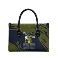 Wish I Lacked Critical Thinking Skills Y'all Seem So Happy Frog Leather Bag Funny Overthinking Meme