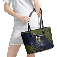 Wish I Lacked Critical Thinking Skills Y'all Seem So Happy Frog Leather Tote Bag Funny Overthinking Meme