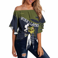 Wish I Lacked Critical Thinking Skills Y'all Seem So Happy Frog Off Shoulder Wrap Waist Top Funny Overthinking Meme