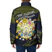 Wish I Lacked Critical Thinking Skills Y'all Seem So Happy Frog Padded Jacket Funny Overthinking Meme