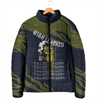 Wish I Lacked Critical Thinking Skills Y'all Seem So Happy Frog Padded Jacket Funny Overthinking Meme