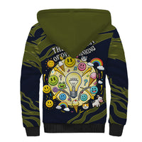 Wish I Lacked Critical Thinking Skills Y'all Seem So Happy Frog Sherpa Hoodie Funny Overthinking Meme