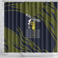 Wish I Lacked Critical Thinking Skills Y'all Seem So Happy Frog Shower Curtain Funny Overthinking Meme