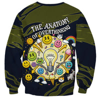 Wish I Lacked Critical Thinking Skills Y'all Seem So Happy Frog Sweatshirt Funny Overthinking Meme