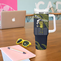 Wish I Lacked Critical Thinking Skills Y'all Seem So Happy Frog Tumbler With Handle Funny Overthinking Meme