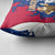 Liberia Christmas Pillow Cover with Santa Claus Map Graphic and Red Blue Festive - Wonder Print Shop
