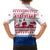 Liberia Christmas Family Matching Off The Shoulder Long Sleeve Dress and Hawaiian Shirt with Red Wildlife Silhouettes and White Blue Holiday - Wonder Print Shop