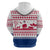 Liberia Christmas Hoodie with Red Wildlife Silhouettes and White Blue Holiday - Wonder Print Shop