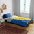 Ukraine Christmas Bedding Set with Yellow and Blue Tree Design and Traditional Embroidery - Wonder Print Shop
