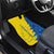 Ukraine Christmas Car Mats with Yellow and Blue Tree Design and Traditional Embroidery - Wonder Print Shop