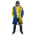 Ukraine Christmas Cloak with Yellow and Blue Tree Design and Traditional Embroidery - Wonder Print Shop