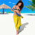 Ukraine Christmas Sarong with Yellow and Blue Tree Design and Traditional Embroidery - Wonder Print Shop
