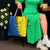Ukraine Christmas Tote Bag with Yellow and Blue Tree Design and Traditional Embroidery - Wonder Print Shop