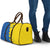 Ukraine Christmas Travel Bag with Yellow and Blue Tree Design and Traditional Embroidery - Wonder Print Shop