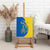 Ukraine Christmas Canvas Wall Art with Howling Wolf Sunflower Tree and Traditional Ornament Design - Wonder Print Shop
