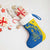 Ukraine Christmas Stocking with Howling Wolf Sunflower Tree and Traditional Ornament Design - Wonder Print Shop