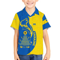 Ukraine Christmas Family Matching Puletasi and Hawaiian Shirt with Howling Wolf Sunflower Tree and Traditional Ornament Design - Wonder Print Shop