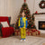 Ukraine Christmas Pajama Set with Howling Wolf Sunflower Tree and Traditional Ornament Design - Wonder Print Shop