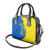 Ukraine Christmas Shoulder Handbag with Howling Wolf Sunflower Tree and Traditional Ornament Design - Wonder Print Shop