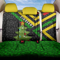 Zimbabwe Christmas Back Car Seat Cover with Flag Colors Xmas Tree and Holiday - Wonder Print Shop