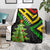 Zimbabwe Christmas Blanket with Flag Colors Xmas Tree and Holiday - Wonder Print Shop