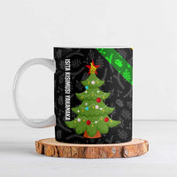 Zimbabwe Christmas Ceramic Mug with Flag Colors Xmas Tree and Holiday - Wonder Print Shop