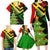 Zimbabwe Christmas Family Matching Long Sleeve Bodycon Dress and Hawaiian Shirt with Flag Colors Xmas Tree and Holiday - Wonder Print Shop