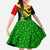 Zimbabwe Christmas Family Matching Tank Maxi Dress and Hawaiian Shirt with Flag Colors Xmas Tree and Holiday - Wonder Print Shop