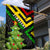 Zimbabwe Christmas Garden Flag with Flag Colors Xmas Tree and Holiday - Wonder Print Shop