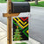 Zimbabwe Christmas Garden Flag with Flag Colors Xmas Tree and Holiday - Wonder Print Shop