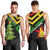 Zimbabwe Christmas Men Tank Top with Flag Colors Xmas Tree and Holiday - Wonder Print Shop