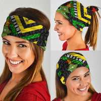 Zimbabwe Christmas Neck Gaiter with Flag Colors Xmas Tree and Holiday - Wonder Print Shop