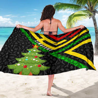 Zimbabwe Christmas Sarong with Flag Colors Xmas Tree and Holiday - Wonder Print Shop
