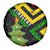Zimbabwe Christmas Spare Tire Cover with Flag Colors Xmas Tree and Holiday - Wonder Print Shop
