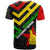 Zimbabwe Christmas T Shirt with Flag Colors Xmas Tree and Holiday - Wonder Print Shop